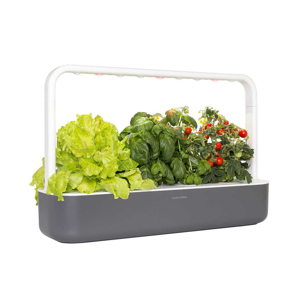Click & Grow Smart Garden 9 Indoor Kräutergarten grau