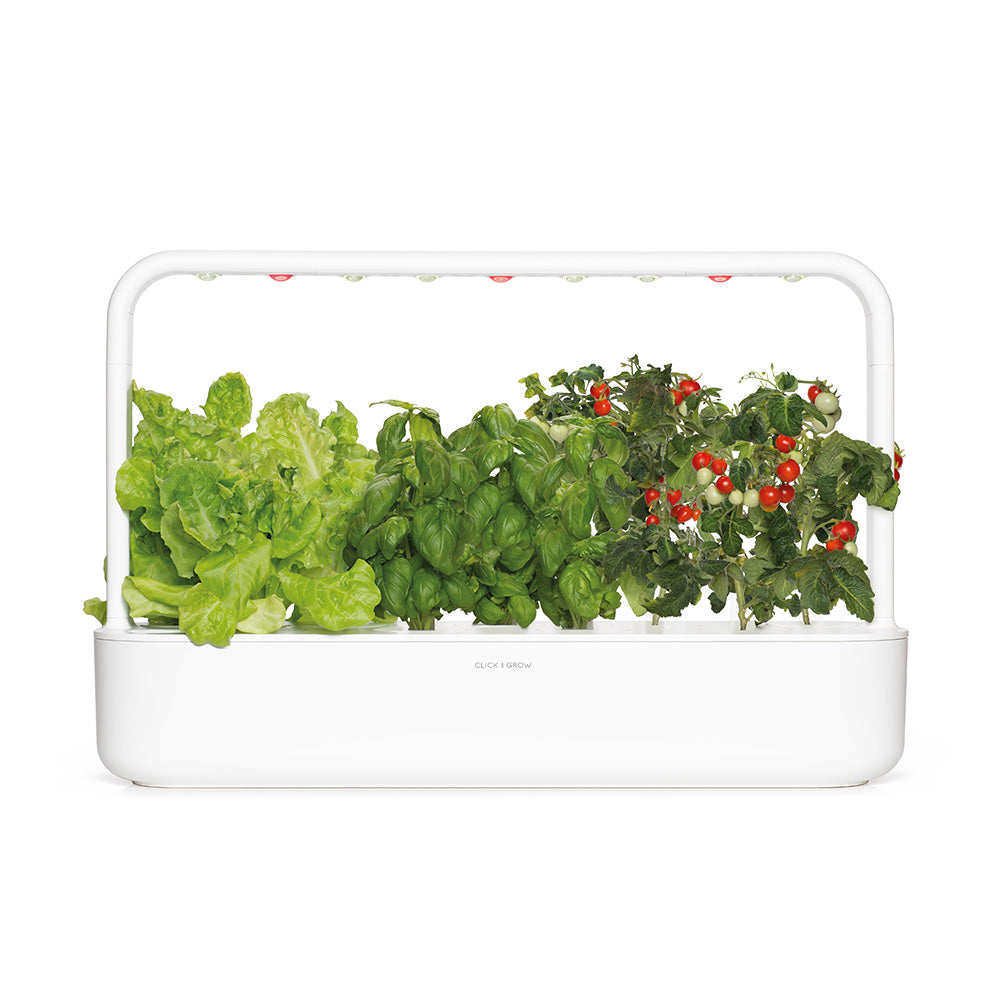 Click & Grow Smart Garden 9 Indoor Kräutergarten weiß Starterkit
