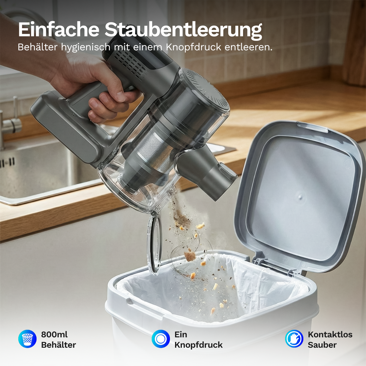 Moosoo TD1 Mate - Akku Staubsauger