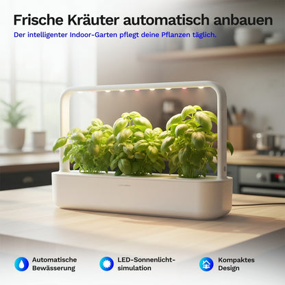 Click & Grow Smart Garden 9 - Indoor Kräutergarten (Farbe: weiss oder grau)