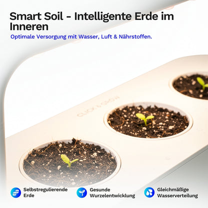 Click & Grow Smart Garden 9 - Indoor Kräutergarten (Farbe: weiss oder grau)