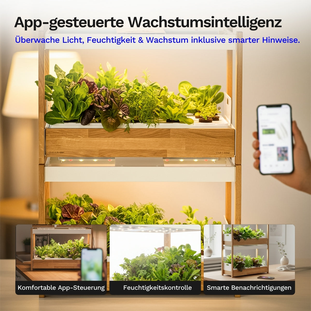 Click & grow 25 - Indoor Kräutergarten (Farbe: weiss)