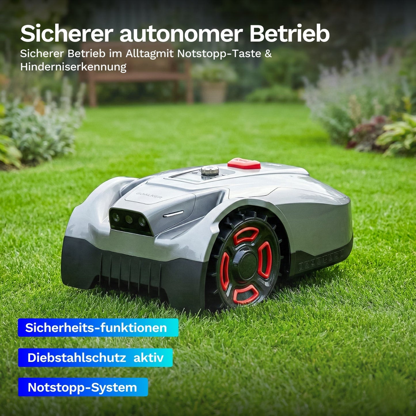 Goalker H5 – Mähroboter ohne Begrenzungskabel