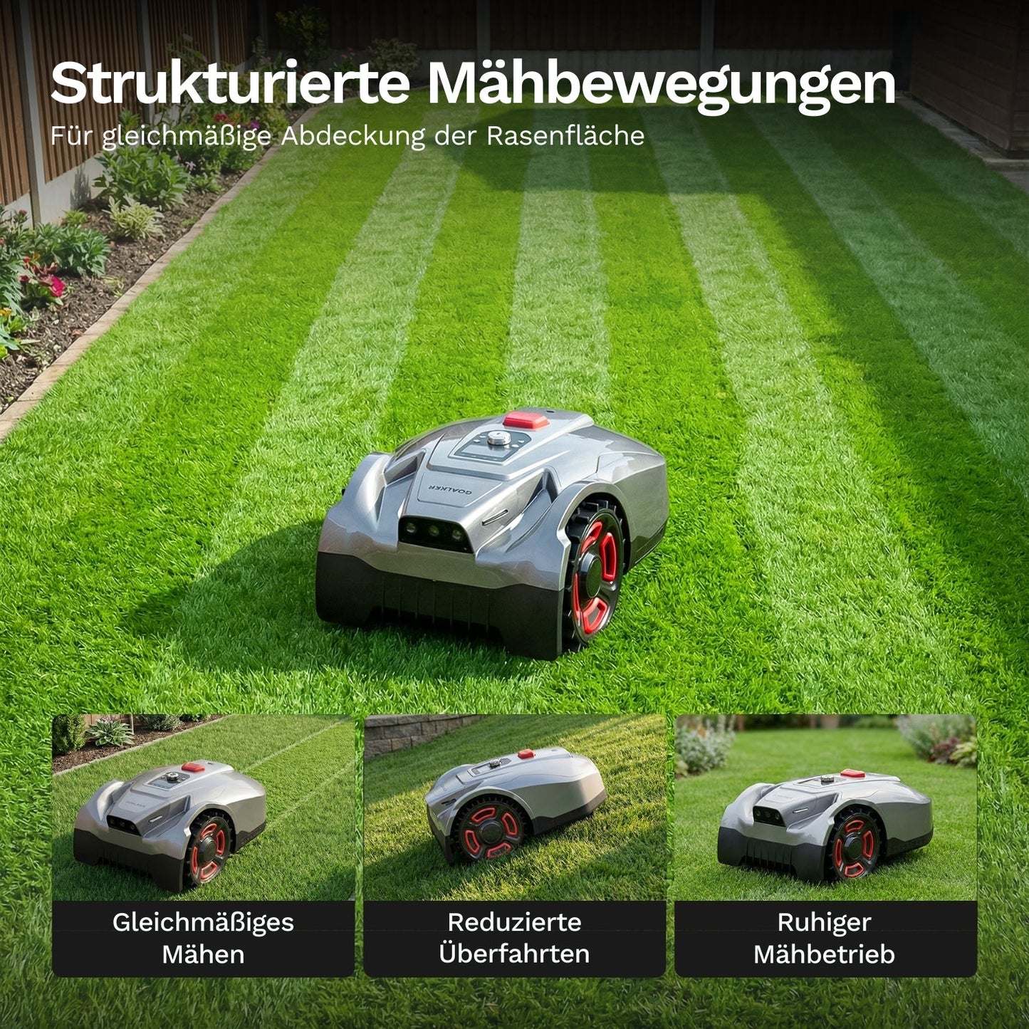 Goalker H5 – Mähroboter ohne Begrenzungskabel