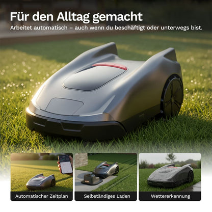 Joybee K2 – Kabelloser Mähroboter für präzises, gleichmäßiges Mähbild