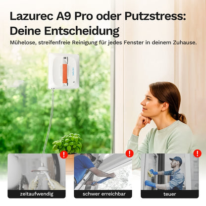 Lazurec A9 Pro Fensterputzroboter – Für smarte, aufwandfreie Fensterreinigung