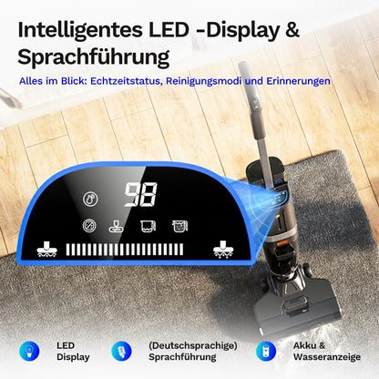 Lazurec L5 – Kabelloser Nass-Trocken-Sauger mit starker Saugleistung