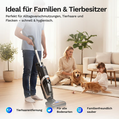 Lazurec L5 – Kabelloser Nass-Trocken-Sauger mit starker Saugleistung