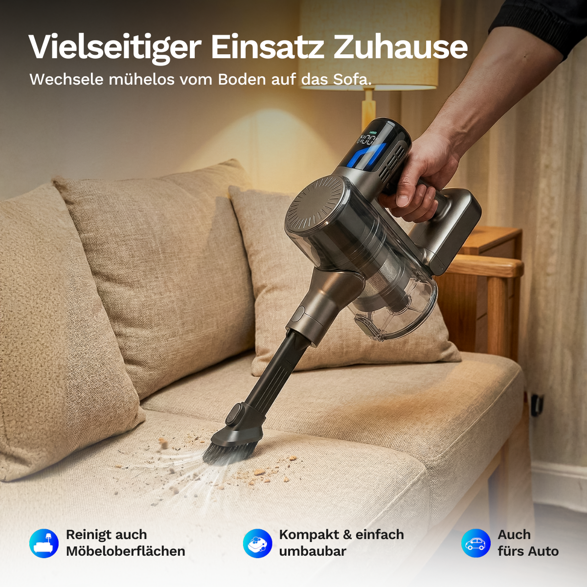 Moosoo TD1 Mate - Akku Staubsauger