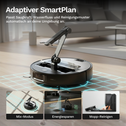 Roborock Saros Z70 - Saug und Wischroboter (Farbe: silber)