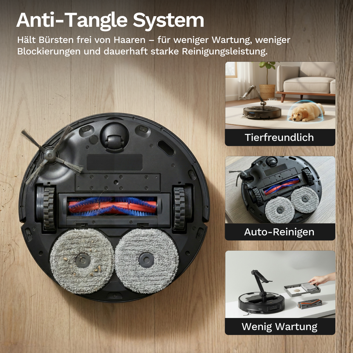 Roborock Saros Z70 - Saug und Wischroboter (Farbe: silber)