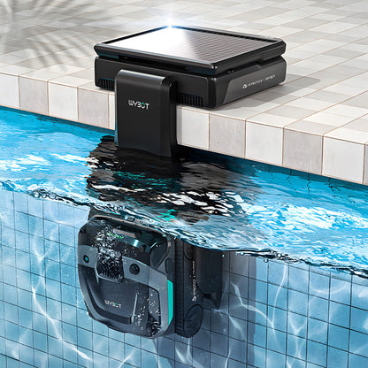 Wybotics Wybot S3 - Poolroboter Akku - mit Solar-Ladung, 3D-Navigation & automatischer Selbstentleerung